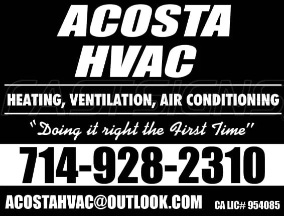Slide of Acosta HVAC