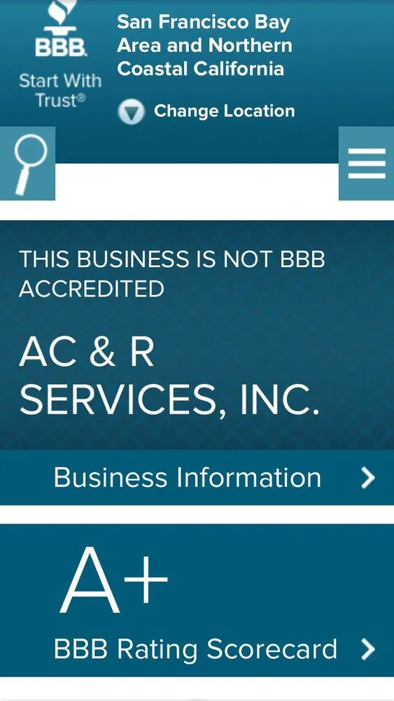 Slide of AC&R Service Heating & Cooling