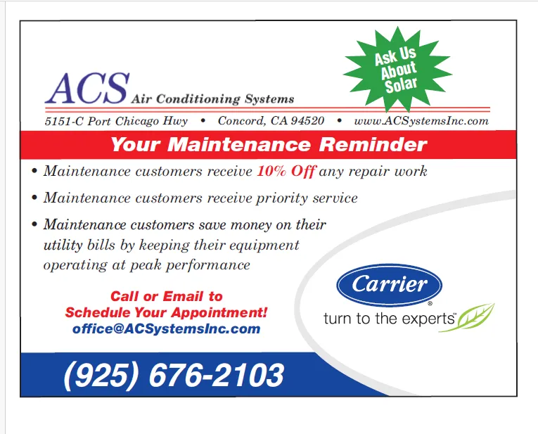Slide of ACS Air Conditioning Systems