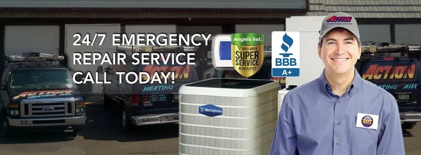 Slide of Action Air Conditioning & Heating