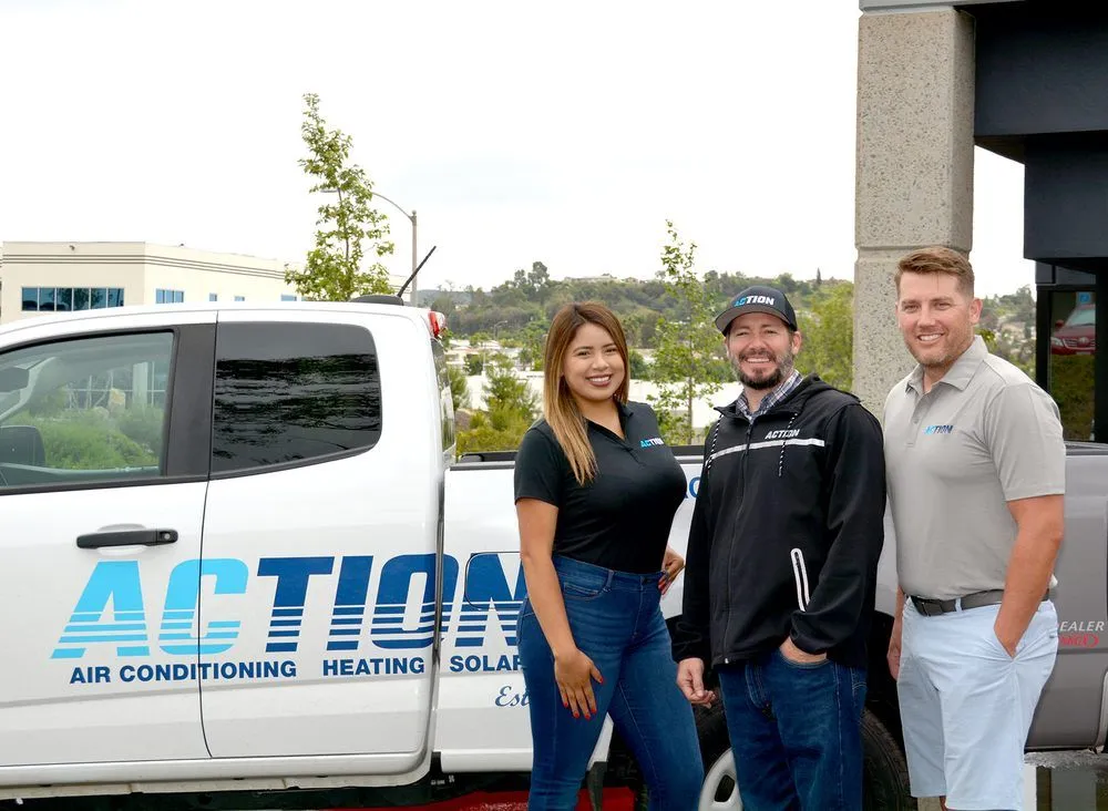 Slide of Action Air Conditioning & Heating