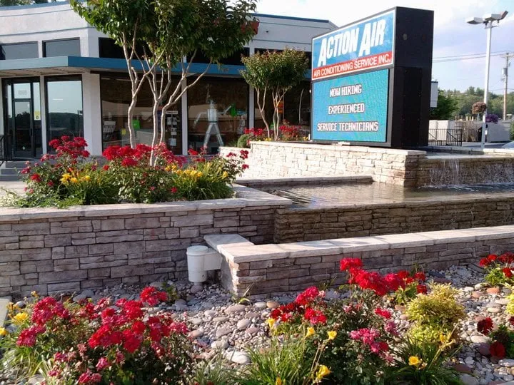 Slide of Action Air Conditioning Service