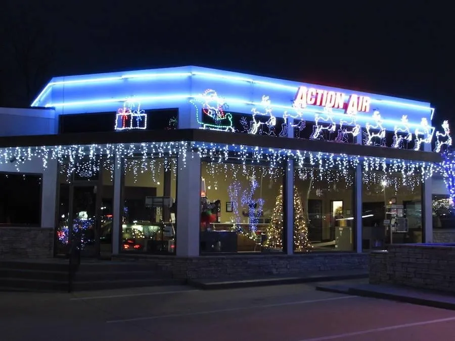 Slide of Action Air Conditioning Service