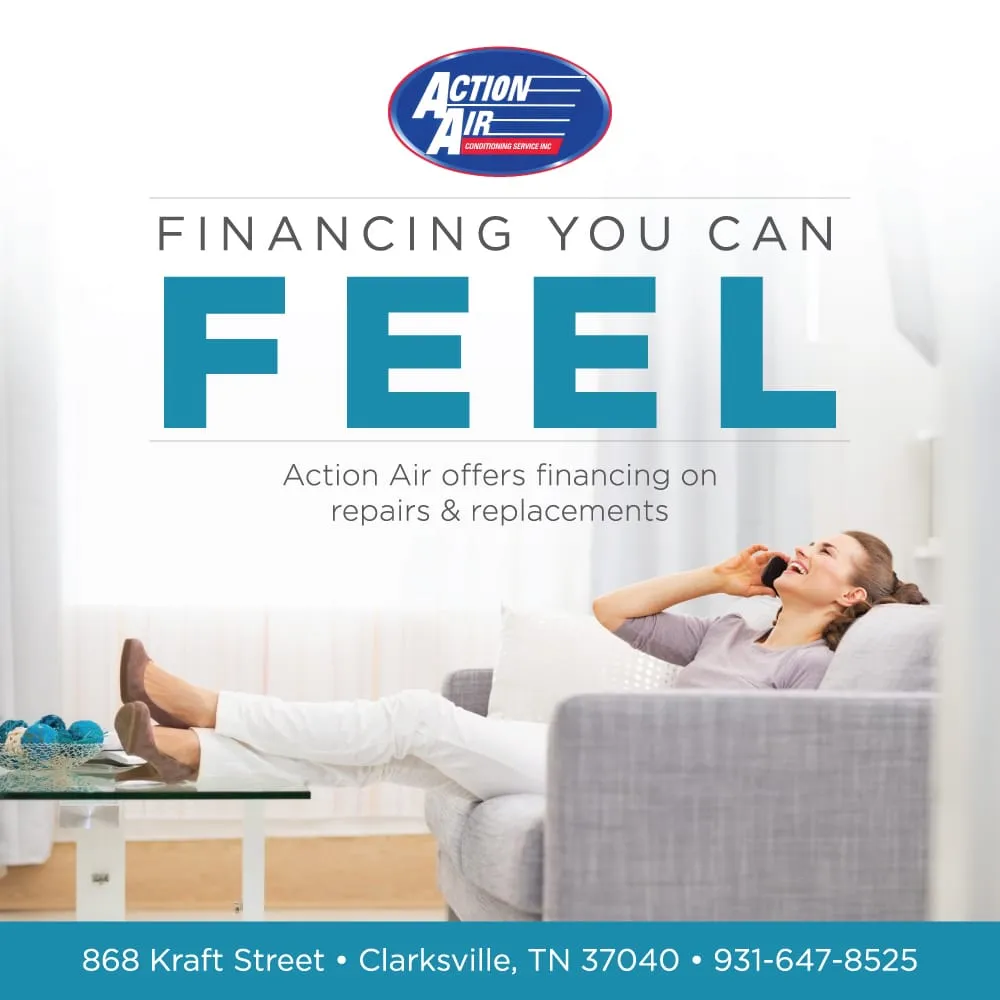 Slide of Action Air Conditioning Service