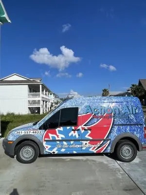 Action Air Heating and Cooling Logo
