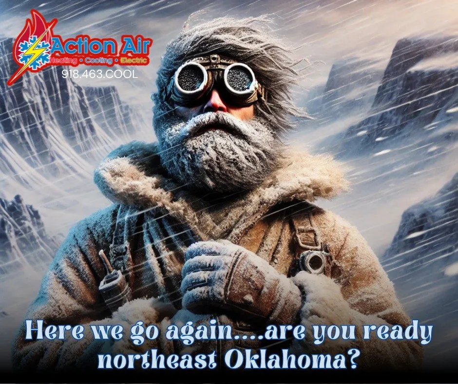 Slide of Action Air Heating Cooling Generators