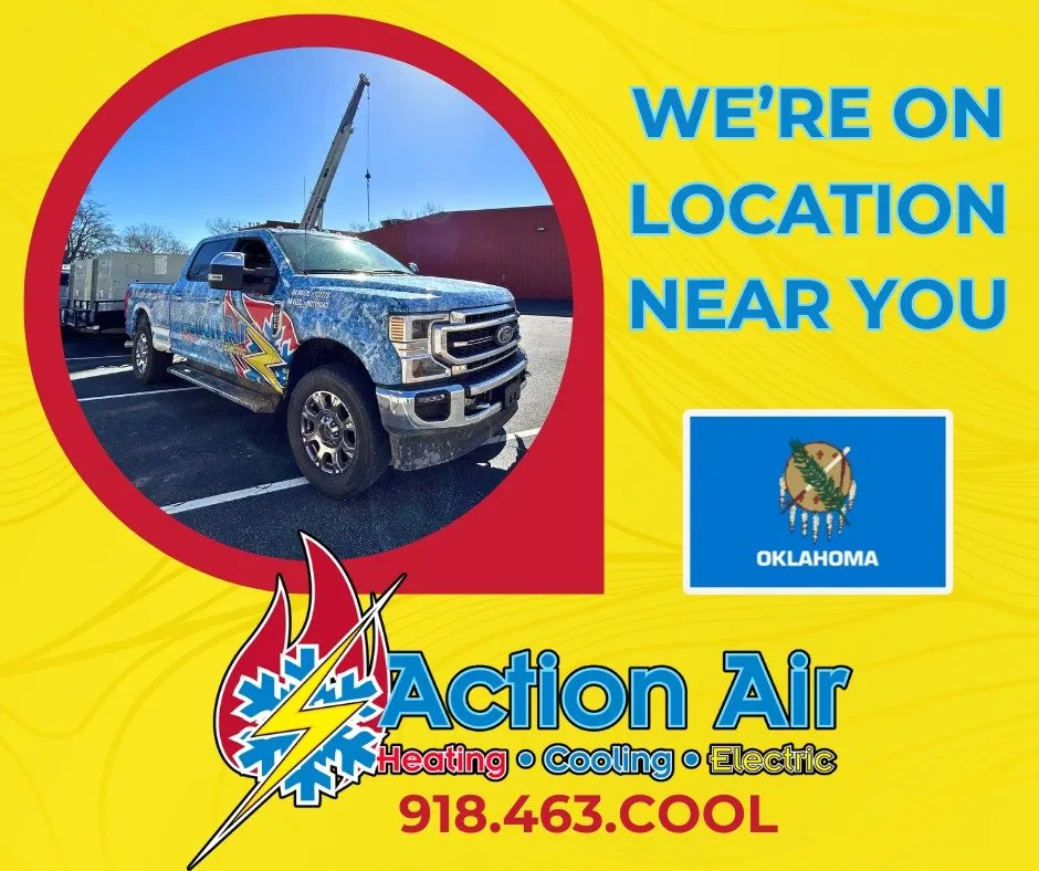 Slide of Action Air Heating Cooling Generators