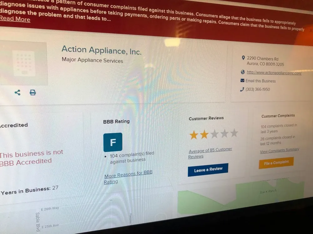 Slide of Action Appliance