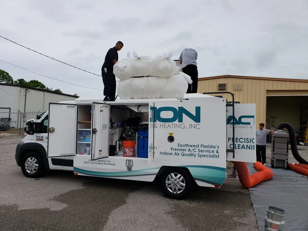 Slide of Action Cooling & Heating