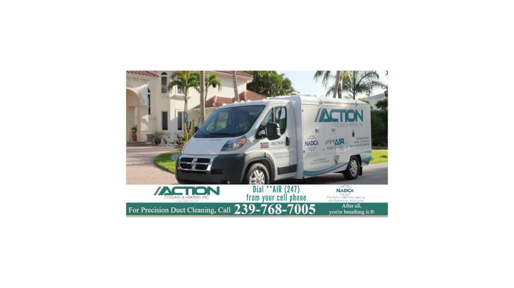 Slide of Action Cooling & Heating