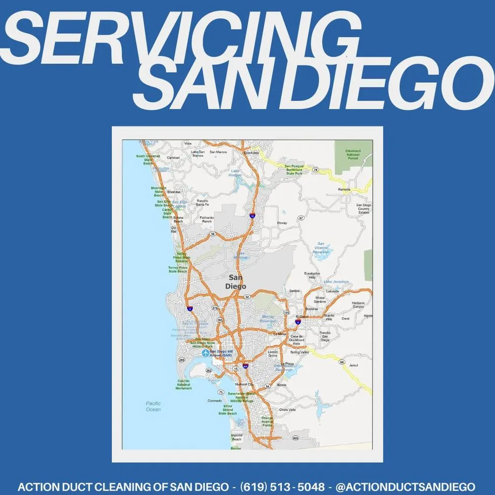 Slide of Action Duct Cleaning of San Diego