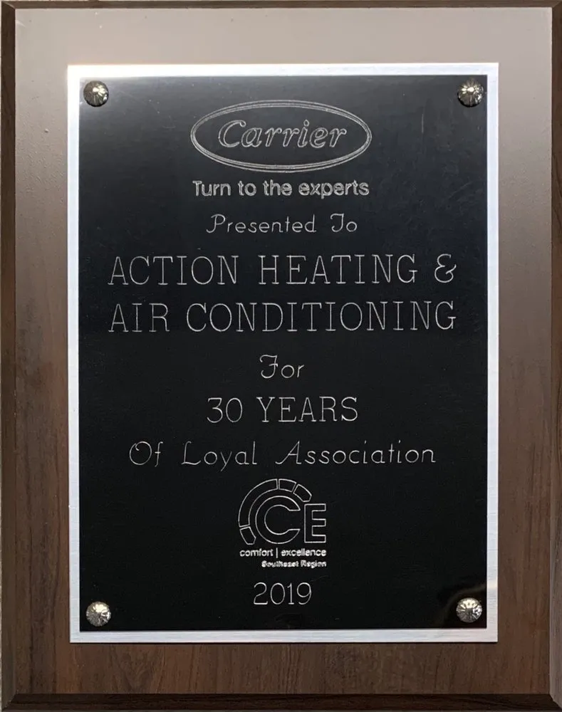 Slide of Action Heating & Air Conditioning