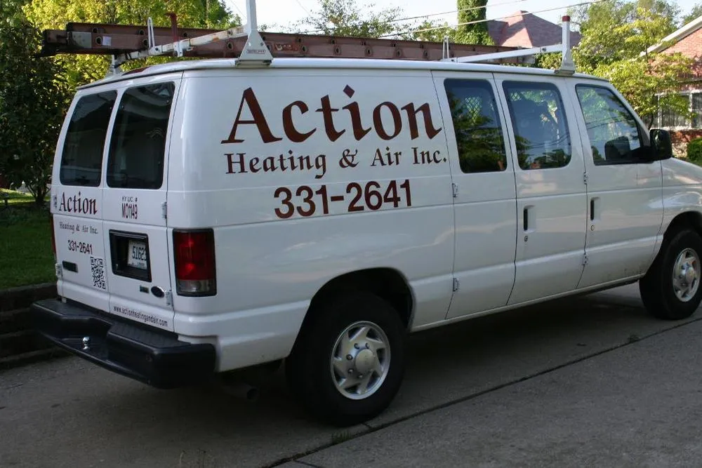 Slide of Action Heating & Air