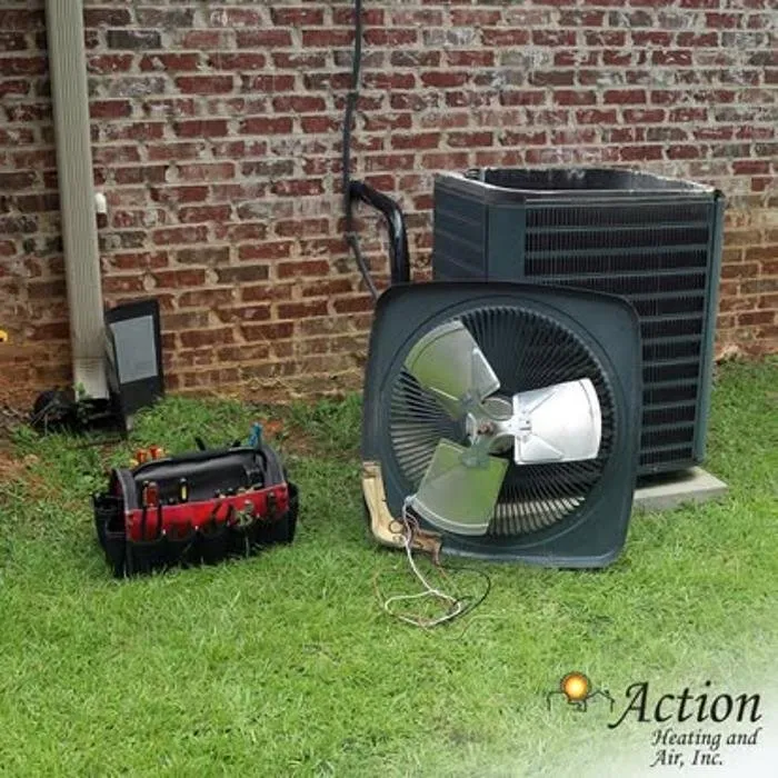 Slide of Action Heating & Air