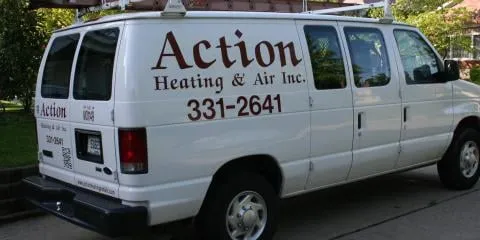 Slide of Action Heating & Air