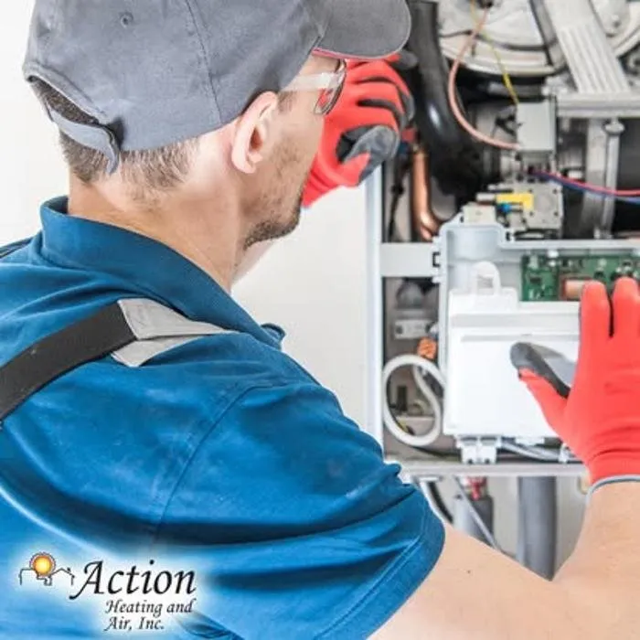 Slide of Action Heating & Air