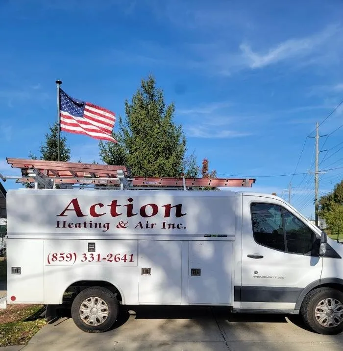 Slide of Action Heating & Air