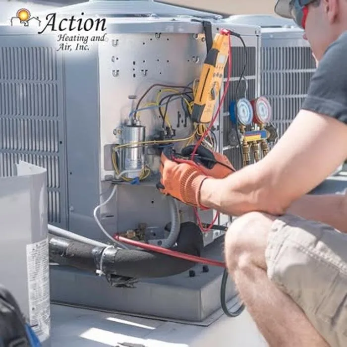 Slide of Action Heating & Air