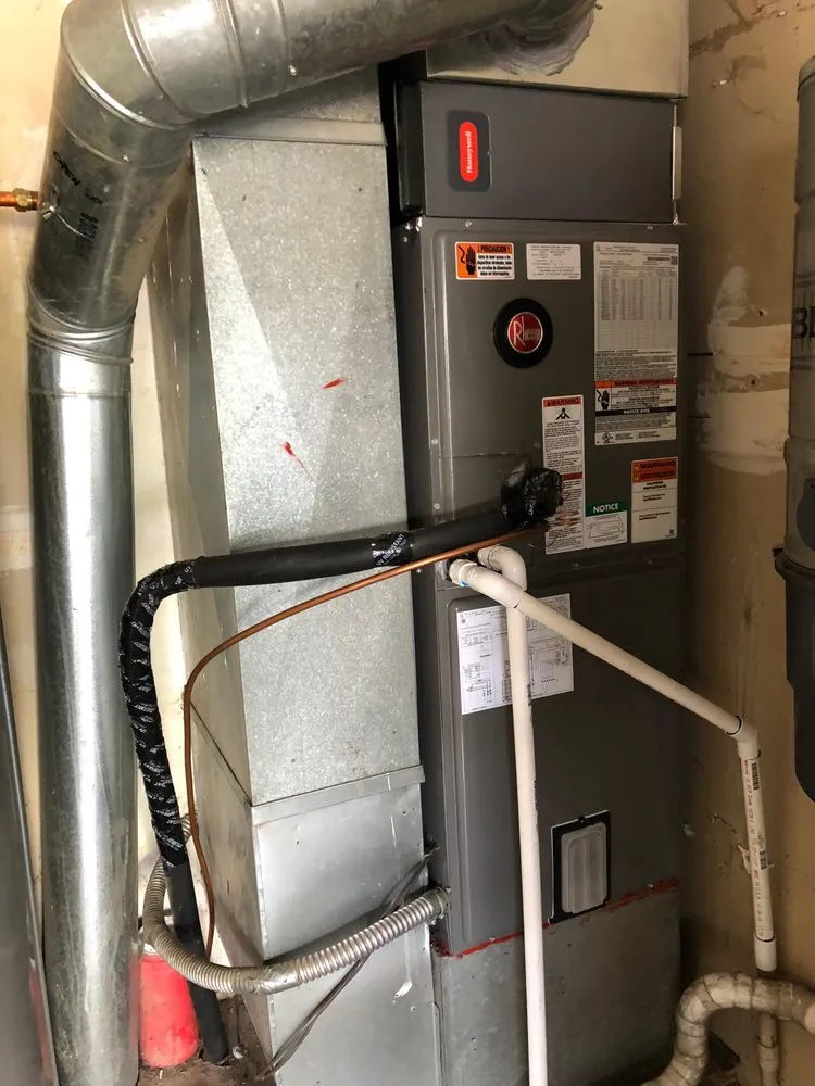 Slide of Action Heating & Air