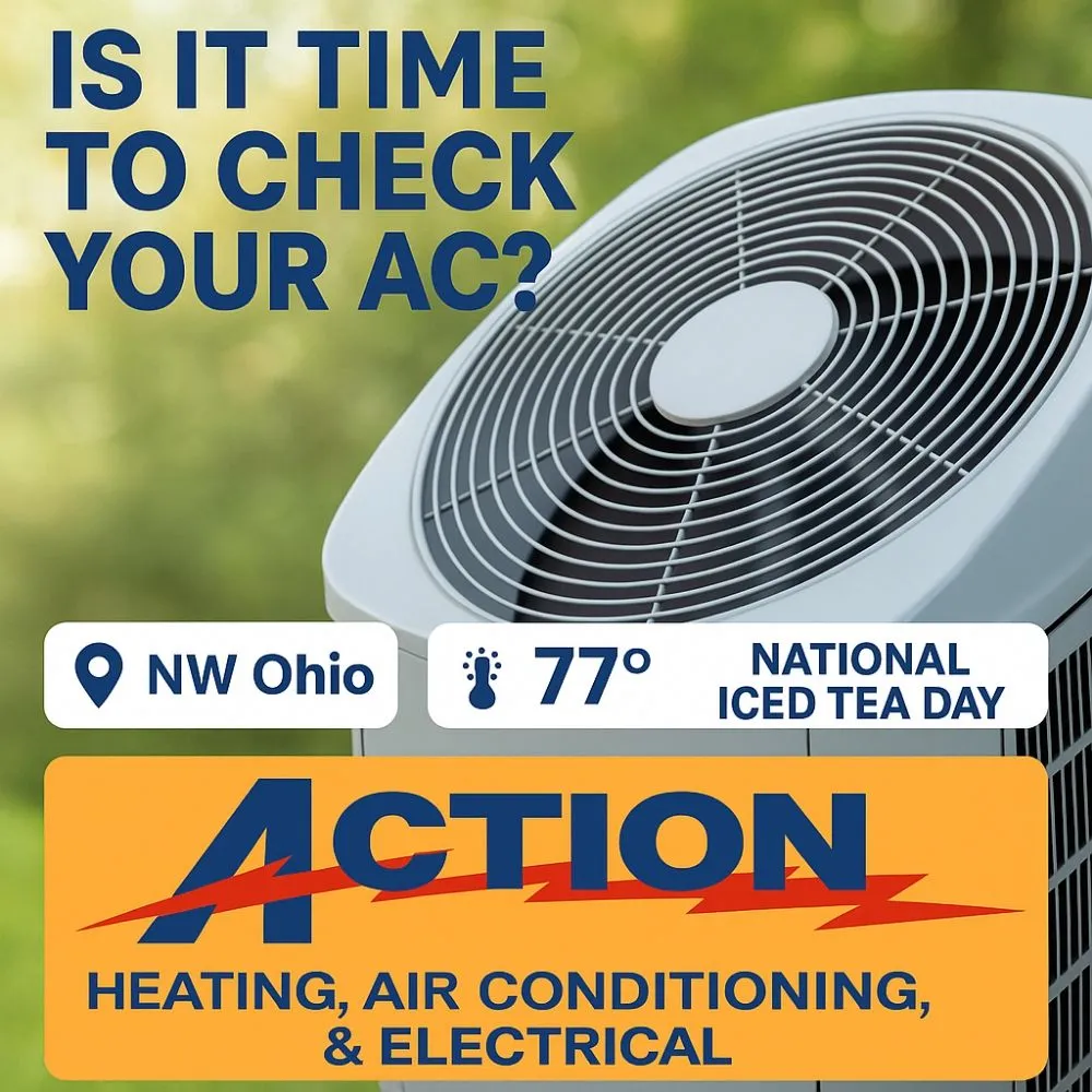 Slide of Action Heating, Air Conditioning & Electrical