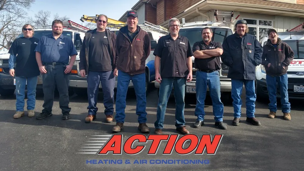 Slide of Action Heating and Air Conditioning