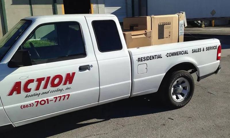 Slide of Action Heating and Cooling