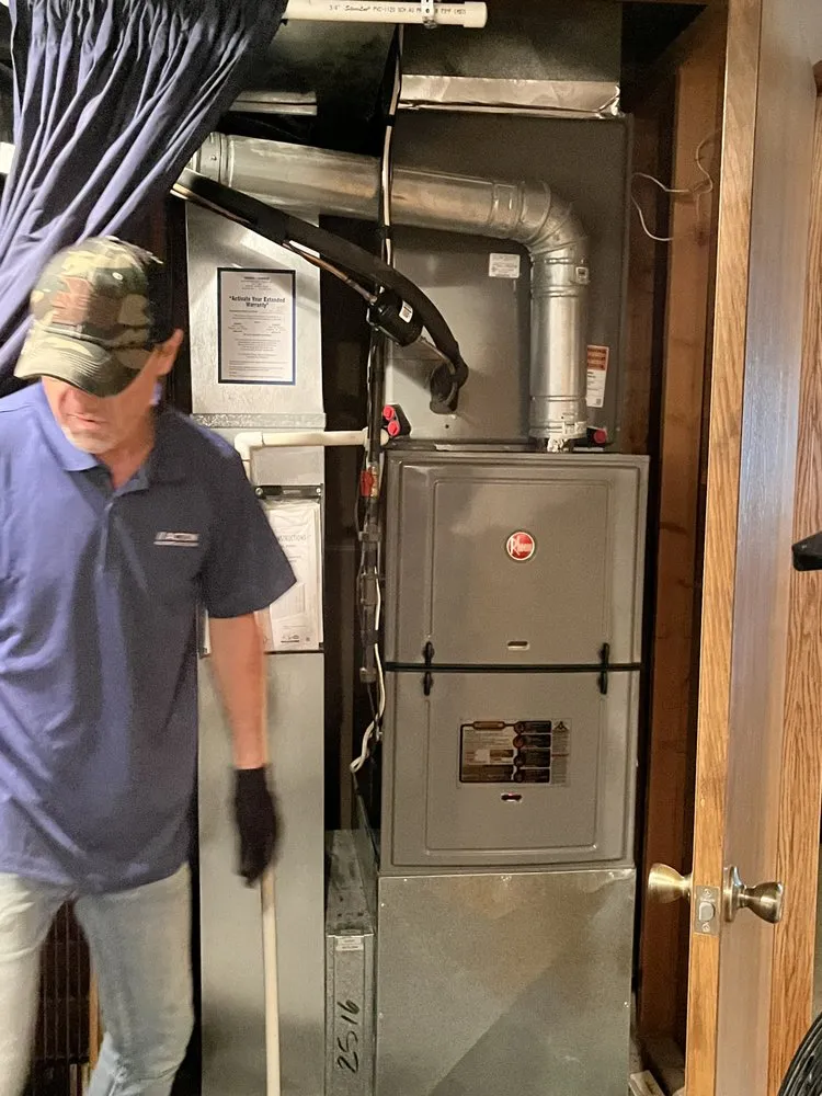 Slide of Action Heating And Cooling