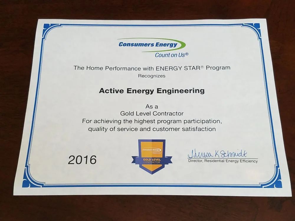Slide of Active Energy Engineering