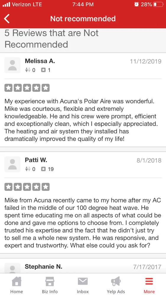 Slide of Acuna's Polar Aire