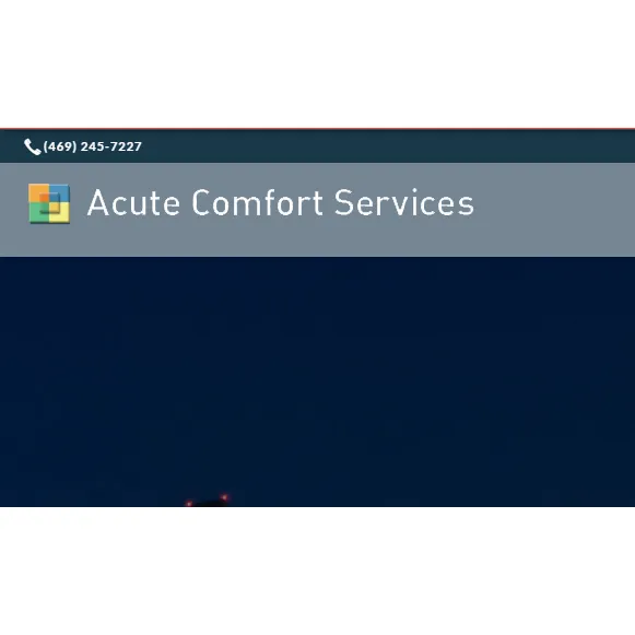 Slide of Acute Comfort Services