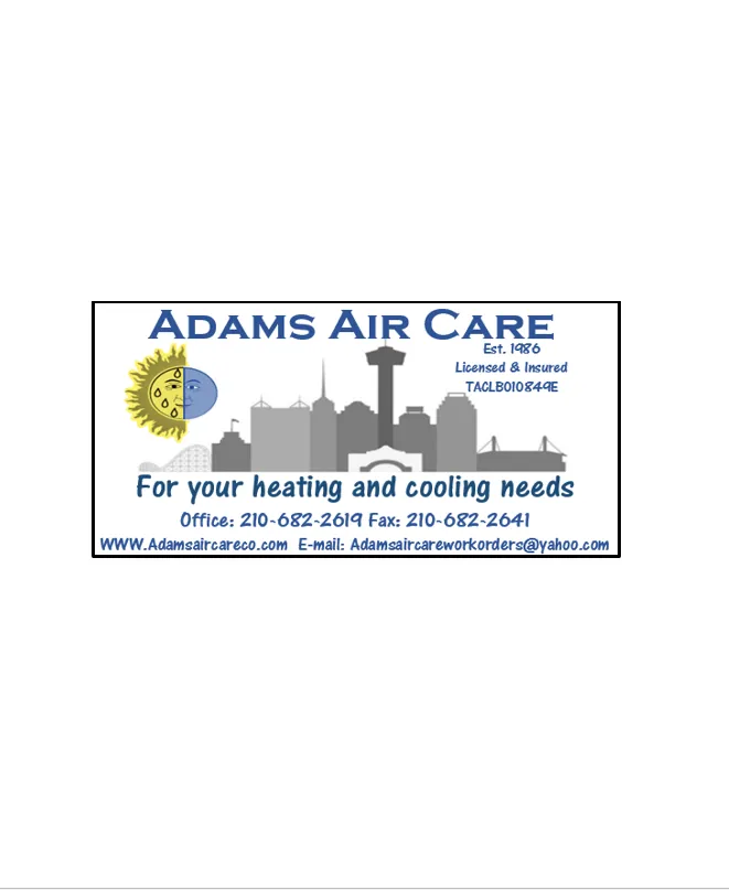Slide of Adams Air Care Company