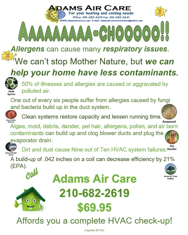 Slide of Adams Air Care Company