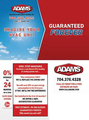 Adams Heating & Air Conditioning Logo