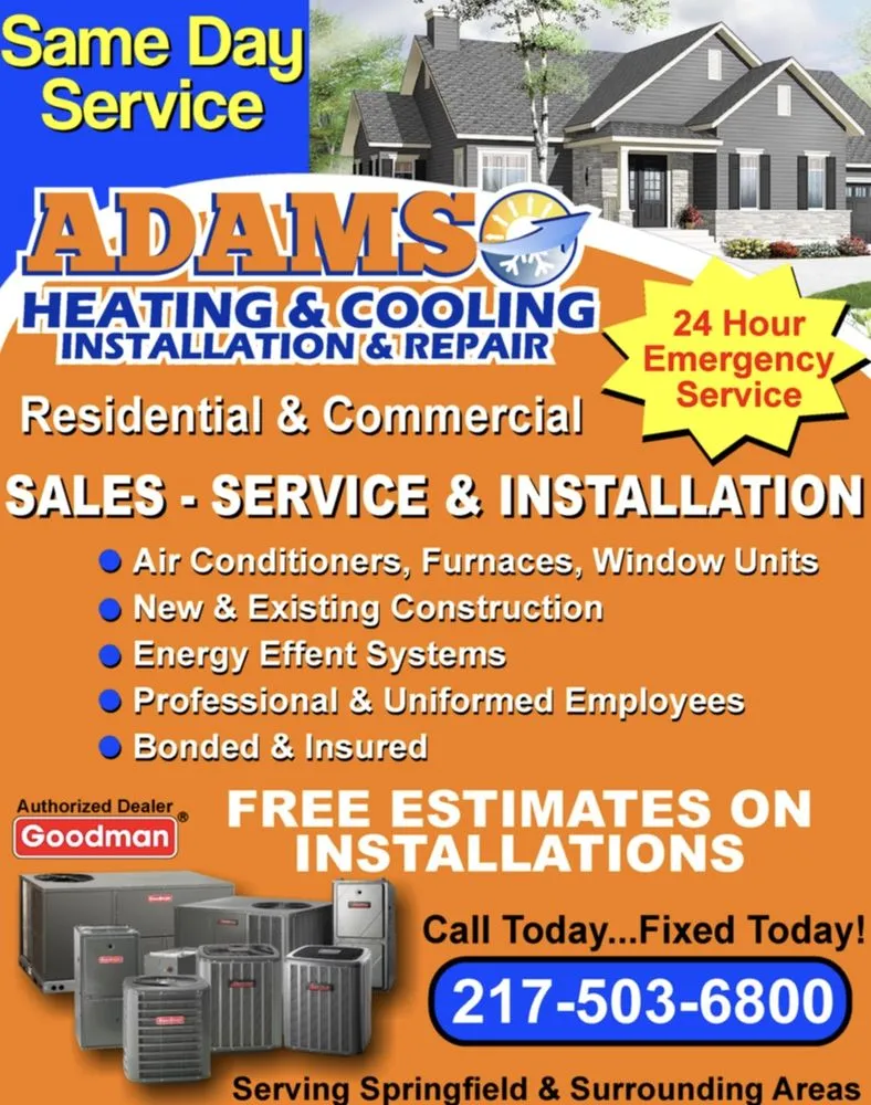 Slide of Adams Heating & Cooling