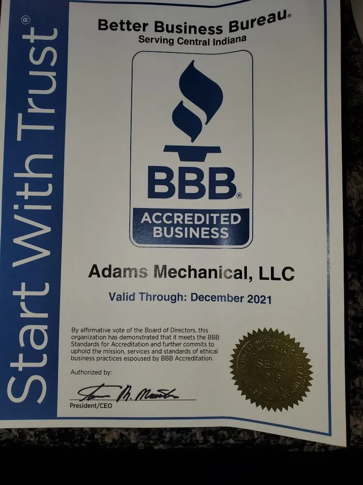 Slide of Adams Mechanical