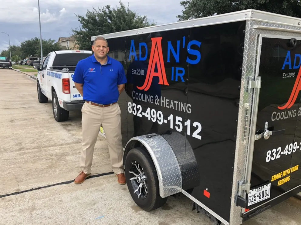 Slide of Adan's Air Cooling & Heating