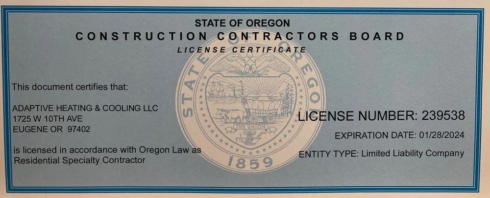 Slide of Adaptive Heating & Cooling