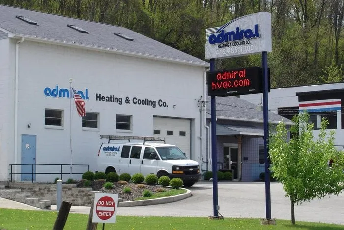 Slide of Admiral Heating and Cooling Company
