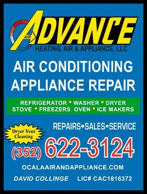 Advance heating air and appliance