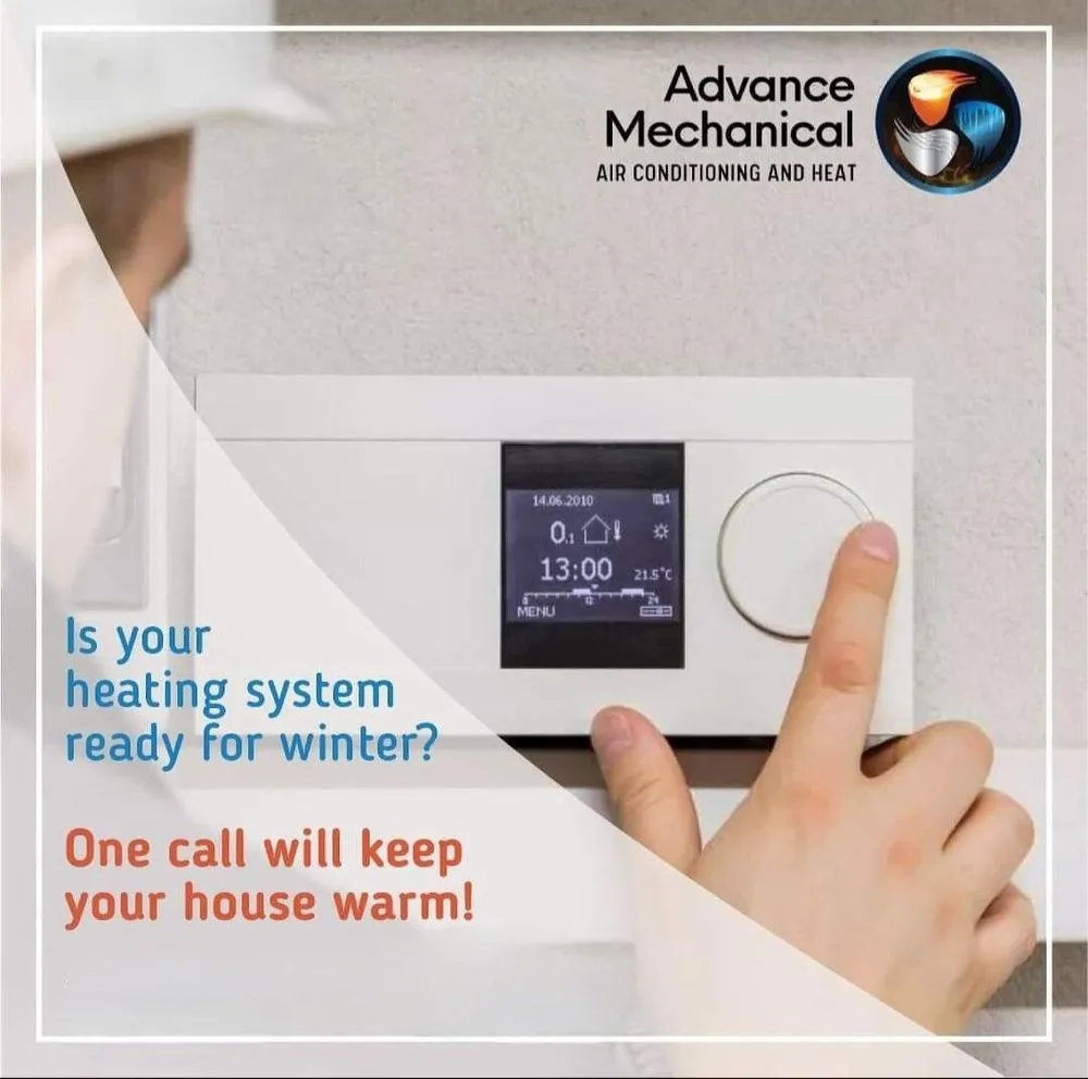 Slide of Advance Mechanical A/C & Heating