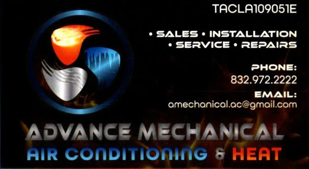 Slide of Advance Mechanical A/C & Heating
