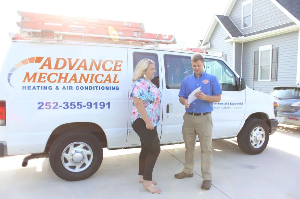 Slide of Advance Mechanical Heating and Air Conditioning