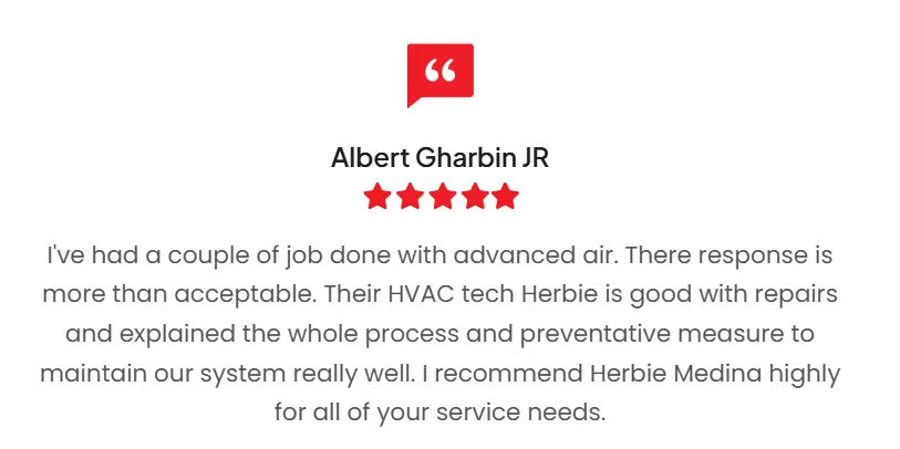 Slide of Advanced Air Conditioning, Heating & Refrigeration