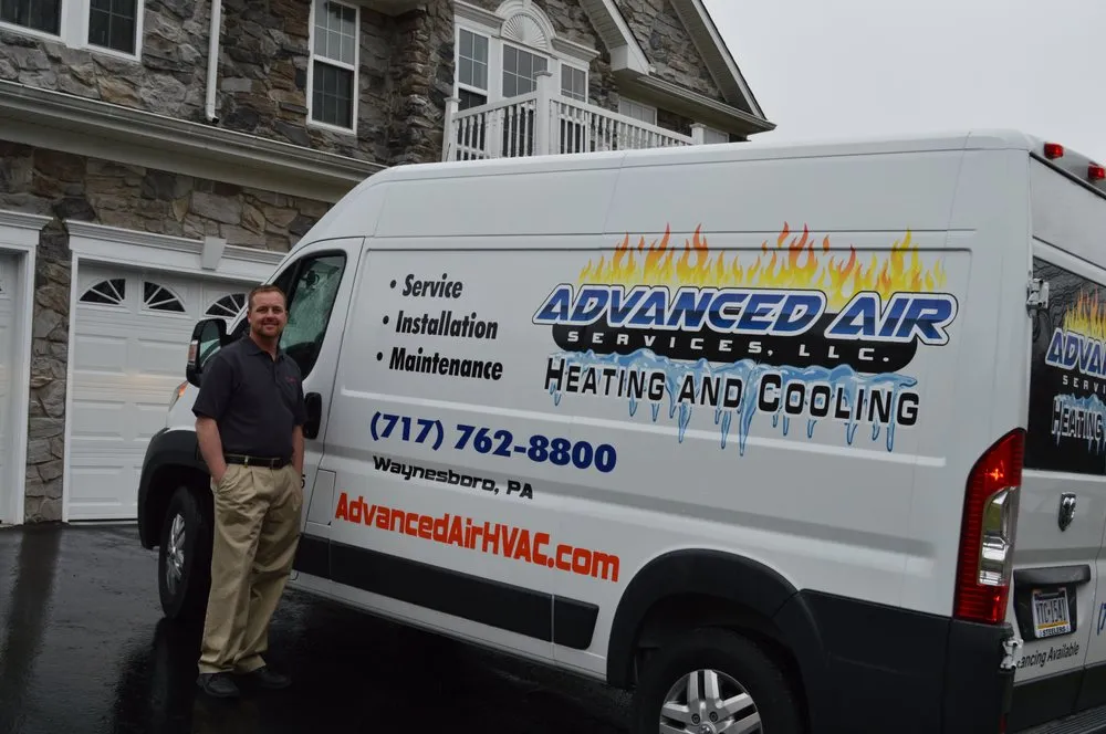 Slide of Advanced Air Services