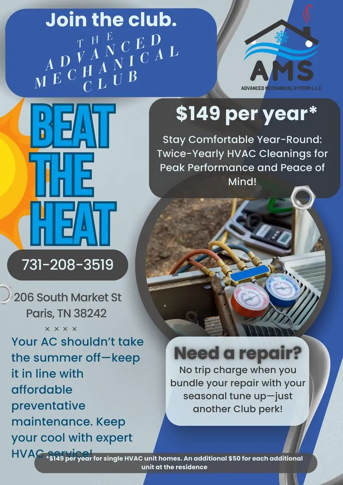 Slide of Advanced Mechanical Service