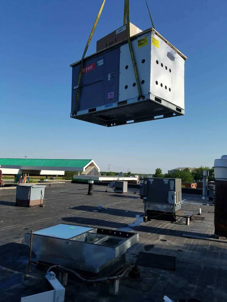 Slide of Advantage Heating and Cooling