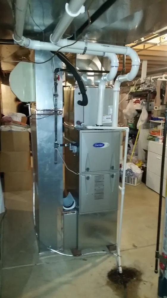 Slide of Advantage Heating and Cooling