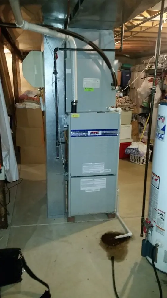 Slide of Advantage Heating and Cooling