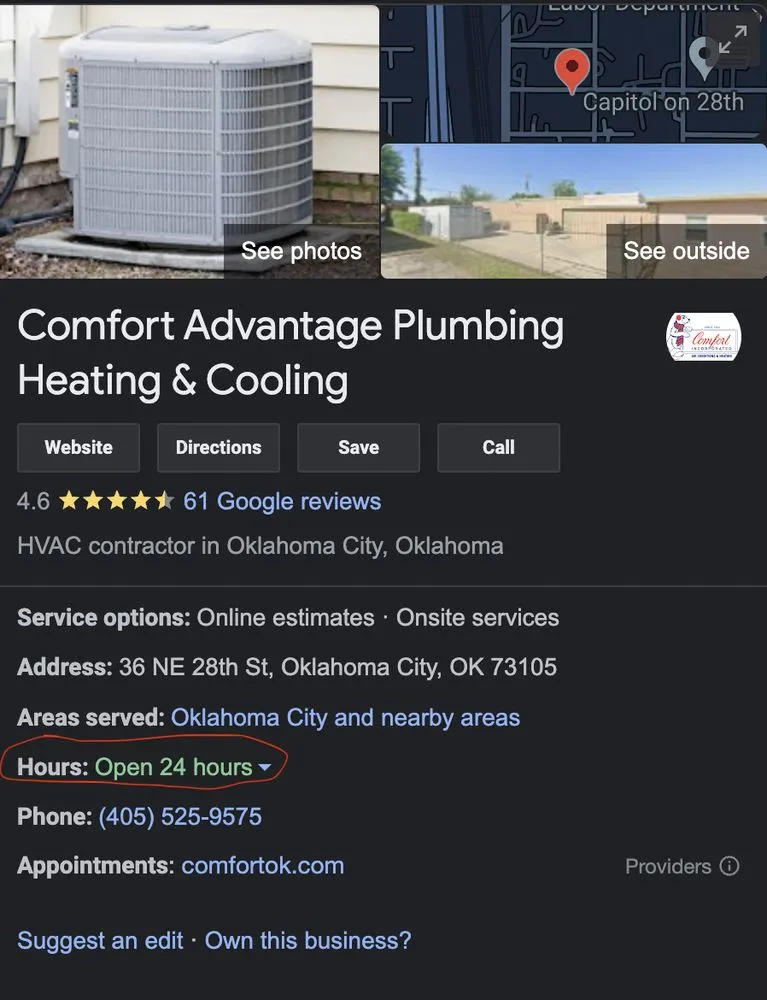 Slide of Advantage Plumbing Heating and Cooling