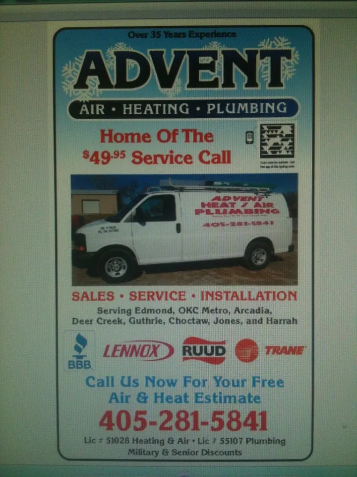 Slide of Advent Heat Air, Plumbing & Electric